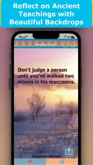 native american daily wisdom iphone screenshot 2