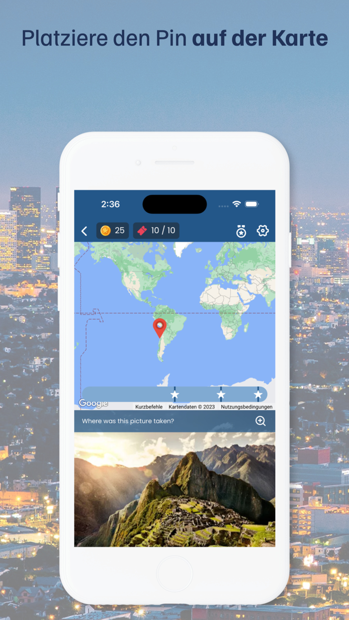 Geographie Quiz mit Bilder