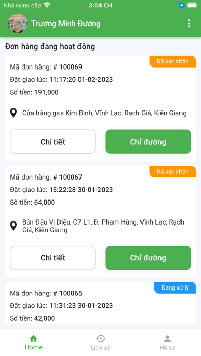 Bún đậu Vi Diệu Shipper Screenshot