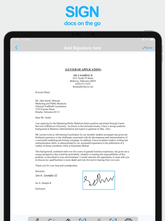 App screenshot