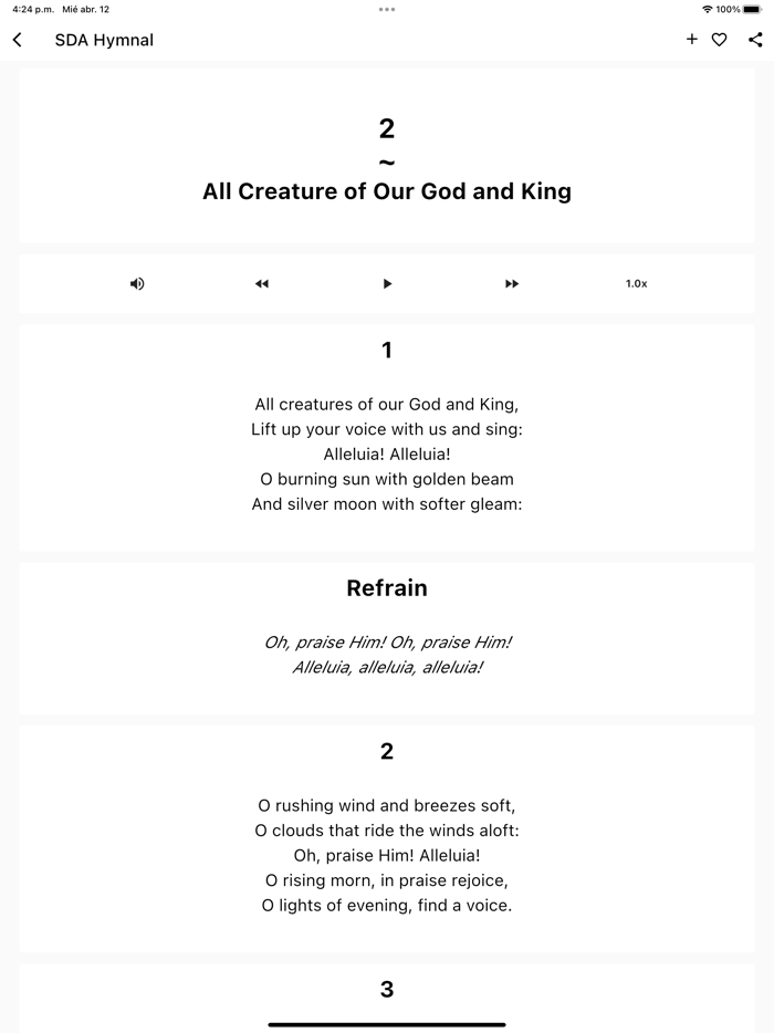 Hymnal Adventist lite