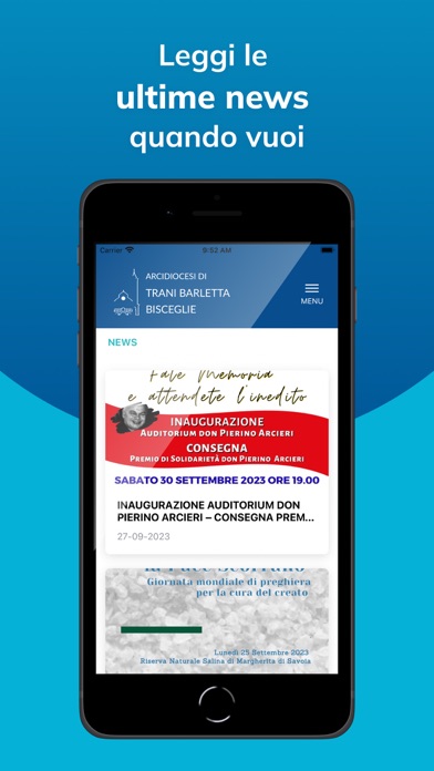 Arcidiocesi di Trani Screenshot
