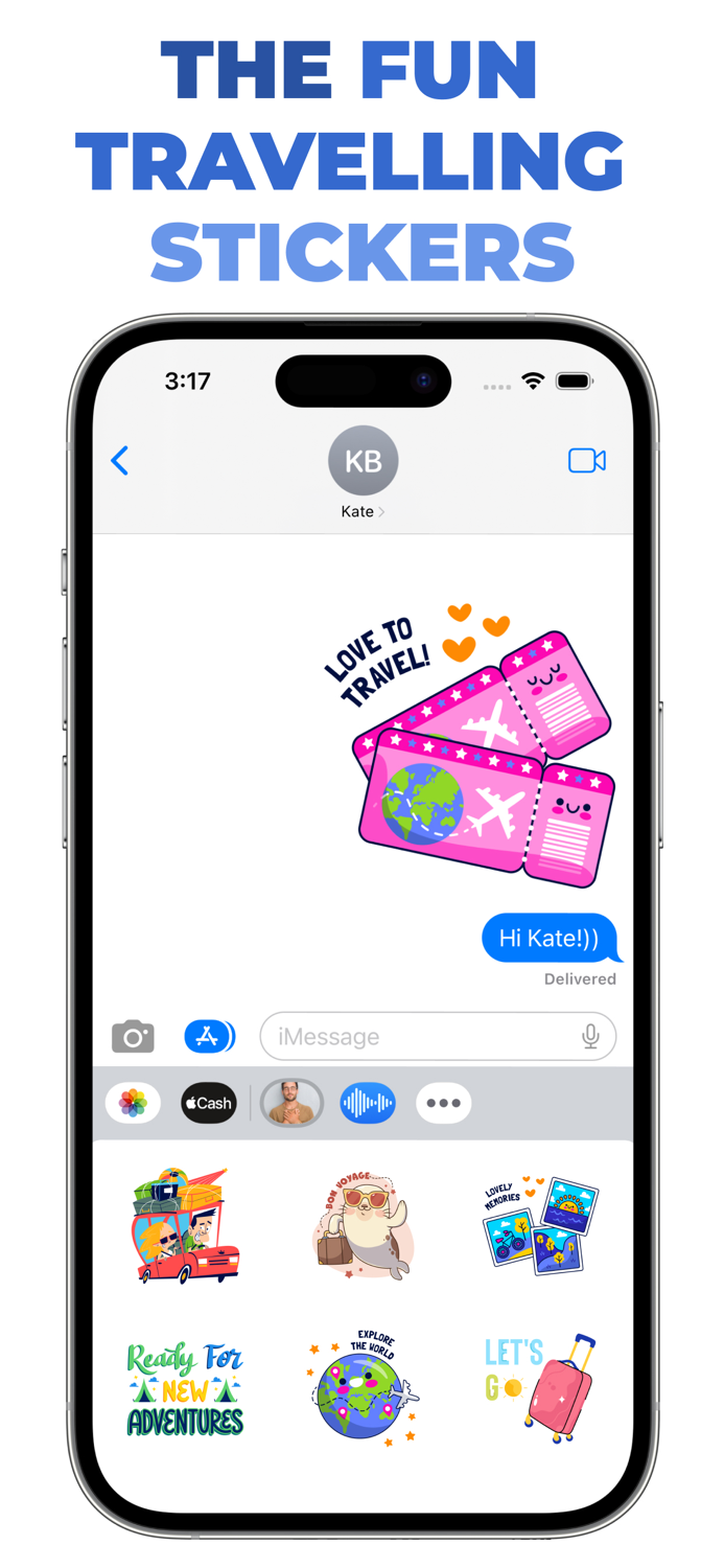 The Fun Travelling stickers