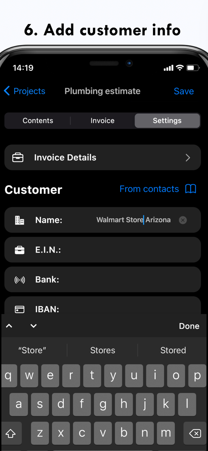 Contractor Estimator