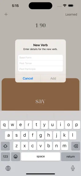 Game screenshot English verbs easy to learn apk