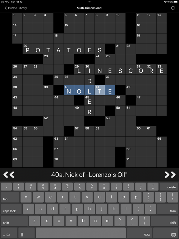 Black Ink Crosswords