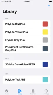 filament swatches iphone screenshot 2