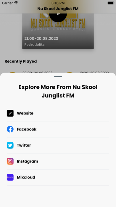Nu Skool Junglist FM Screenshot