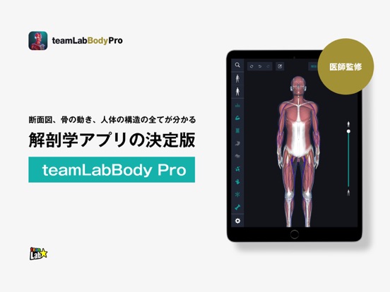 チームラボボディPro(プロ)人体の解剖 解剖学のおすすめ画像1