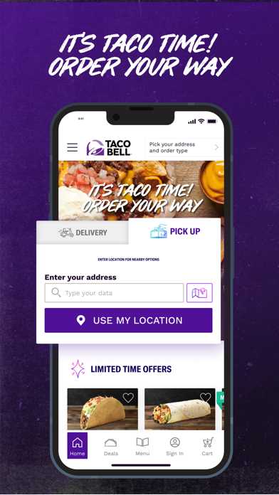 Taco Bell Canada Screenshot