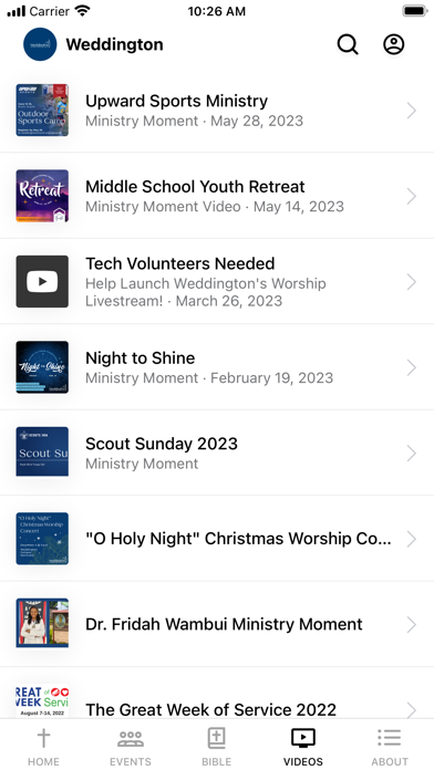 Weddington United Methodist Screenshot
