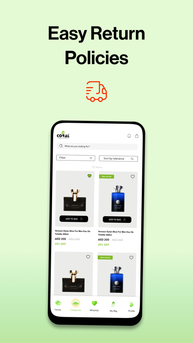 Coral-Perfumes Screenshot