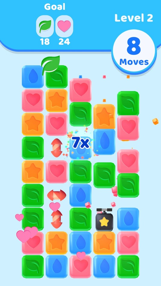 #2. Drag The Blast (iOS) 由: Bugbomb