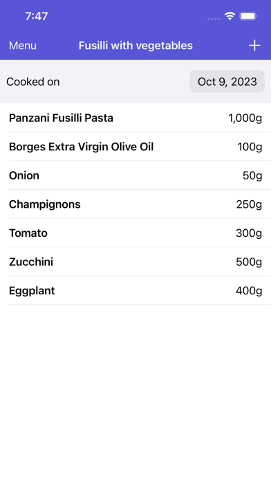 Your Daily Calories Screenshot