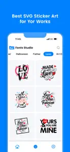 Fonts Studio For Cricut screenshot #3 for iPhone
