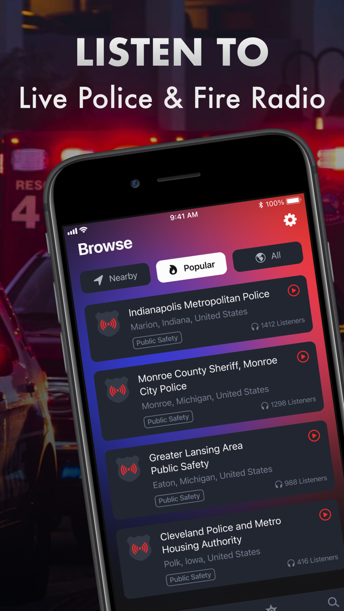 Police Scanner and Fire Radio