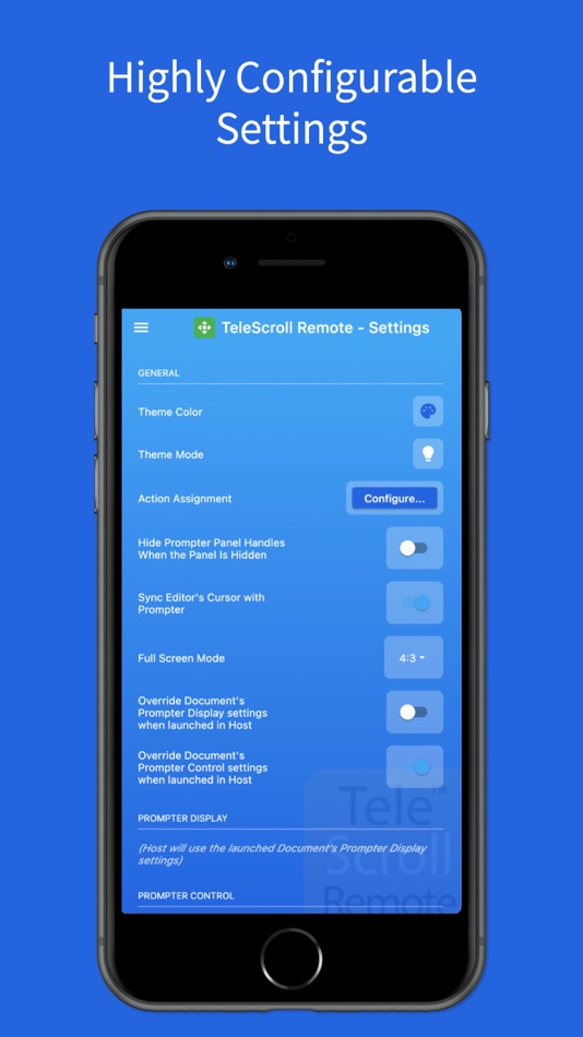 #4. TeleScroll Remote (iOS) بواسطة: PrompterPeople