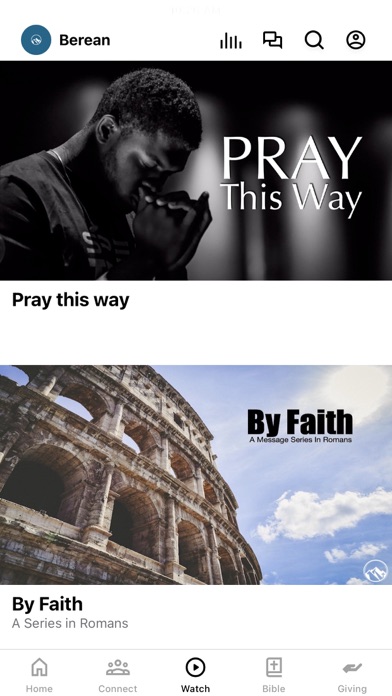Berean Church Screenshot