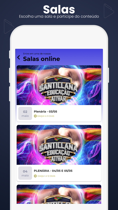 Convenção Santillana Educação Screenshot