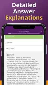acls practice tests 2023 iphone screenshot 4