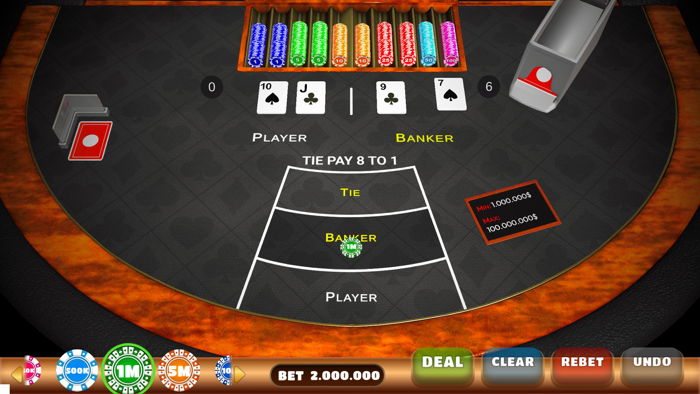 Mega Baccarat 3D - Lucky Cards