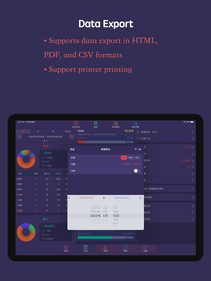 Bookkeeping and Budget
