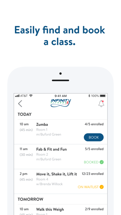 Infinity Fitness NY Screenshot