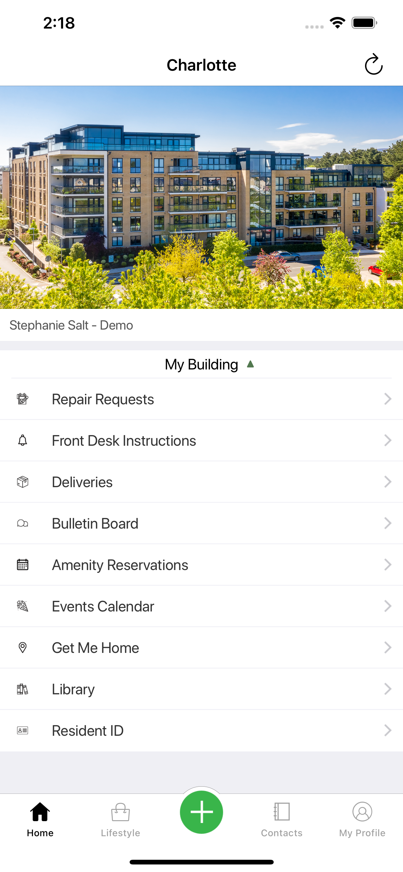 Charlotte Resident App
