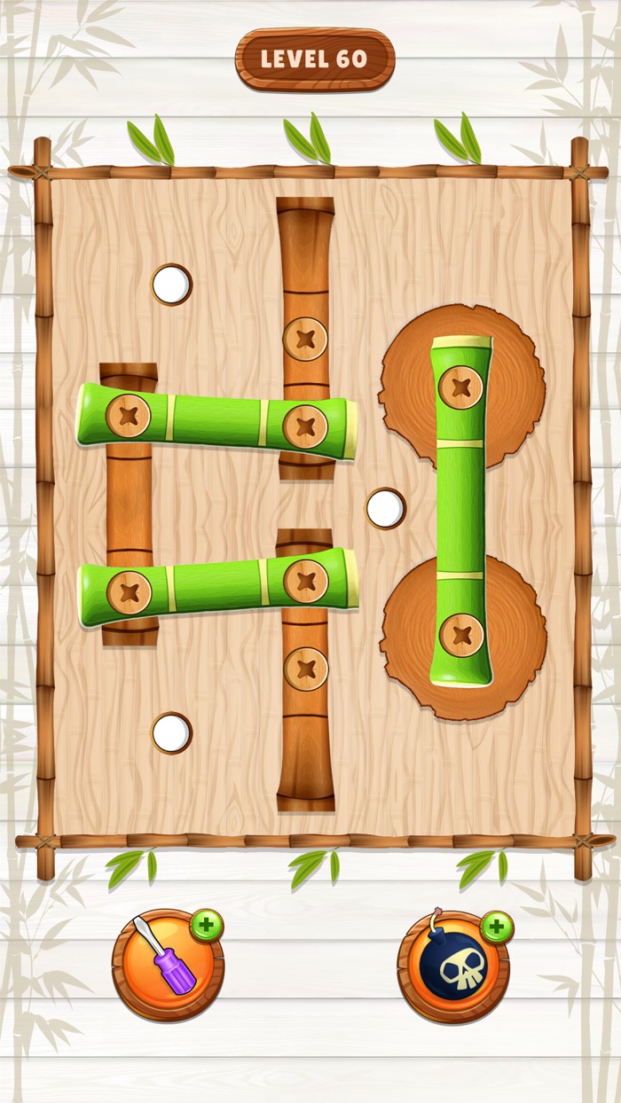 Bamboo Nuts  Bolts Puzzle