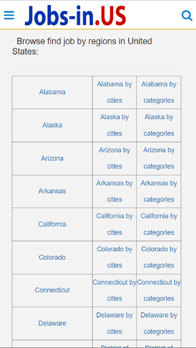 All jobs nationwide Screenshot