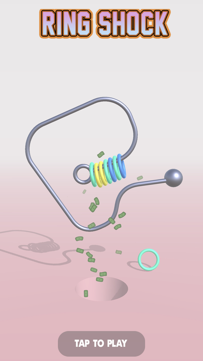 Ring Hoop Stack Color Puzzle