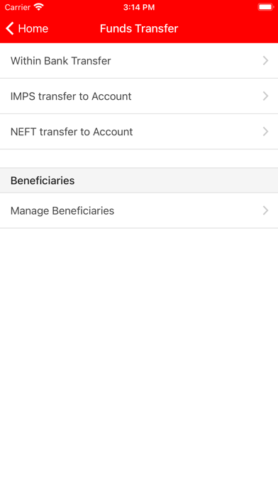 Baroda City Bank Mobile App Screenshot