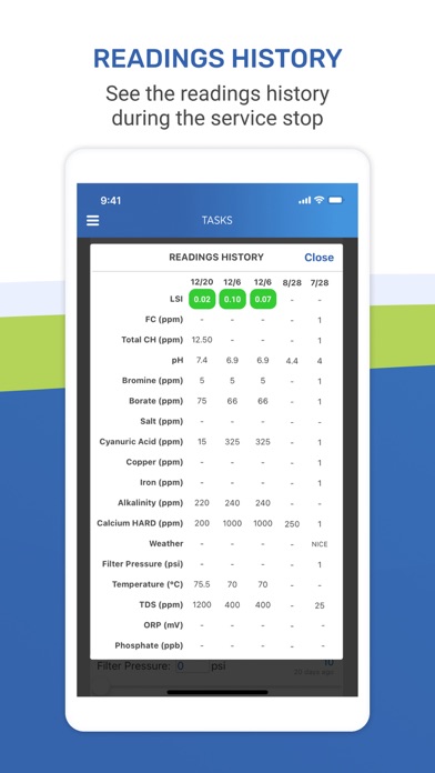 Pool Service Software Screenshot