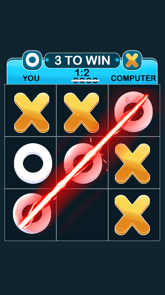 Noughts Crosses Fun Board Game - 1.1 - (iOS)