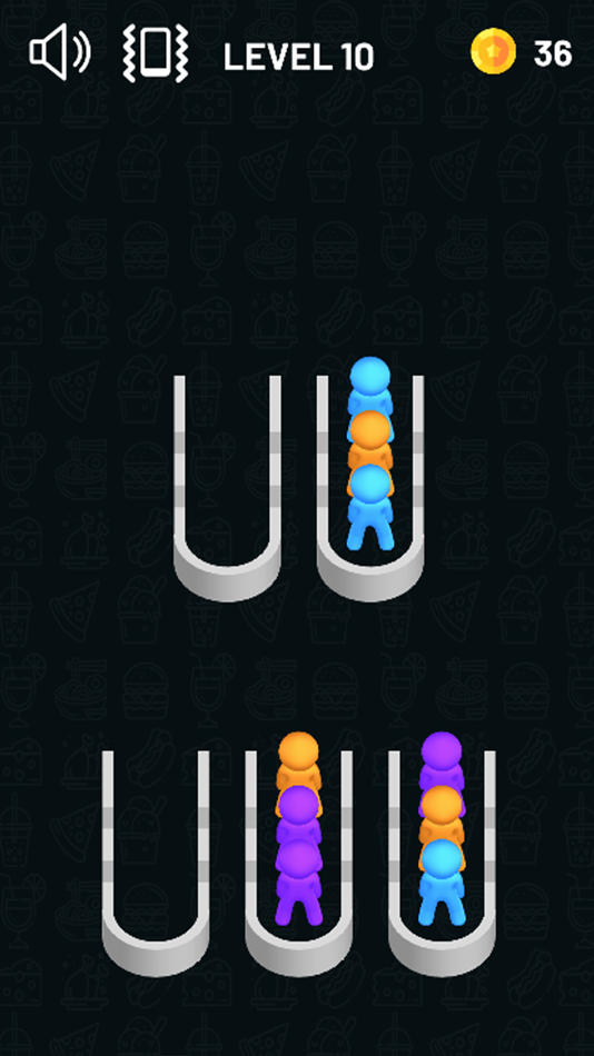 #1. Color Sort: Stickman Color (iOS) 来自: 52 Blue Studios