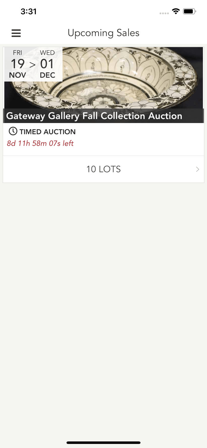 Gateway Gallery Auction