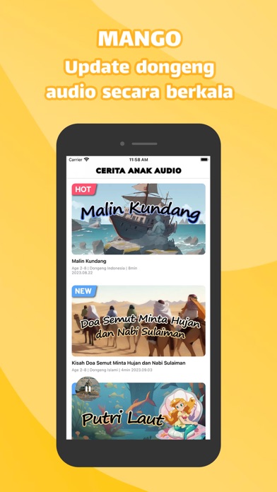 Mango - Cerita Anak Audio Screenshot