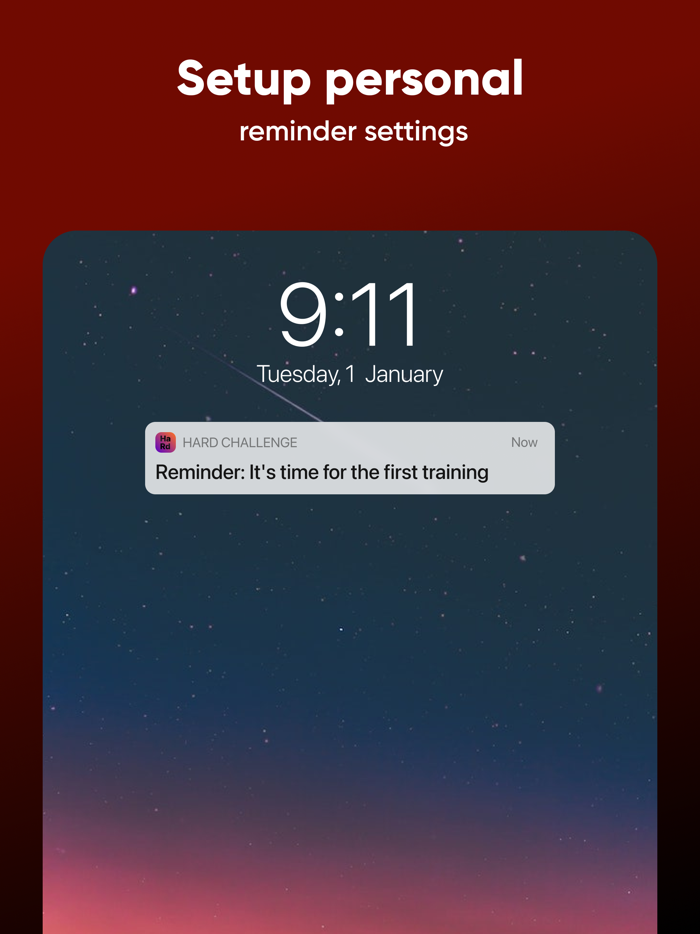 Hard challenge Daily Habits