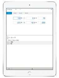 System NxN - ligningssystemer ipad bilder 2