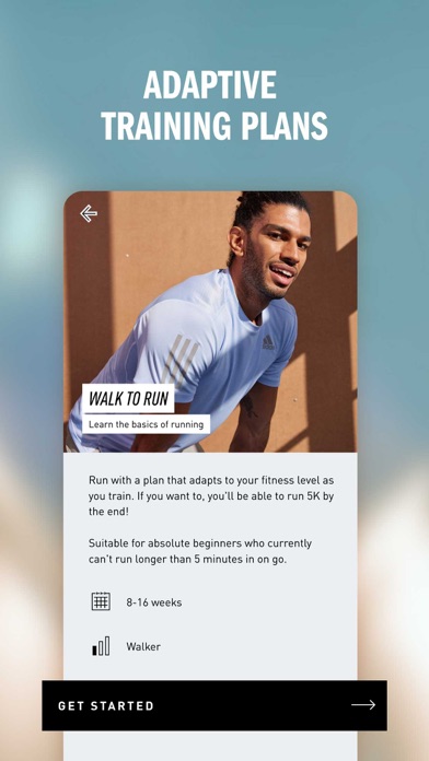 adidas Running: Walk & Run App Screenshot