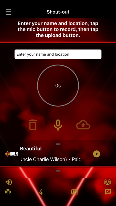 Z105.9 KFXZ-FM Screenshot