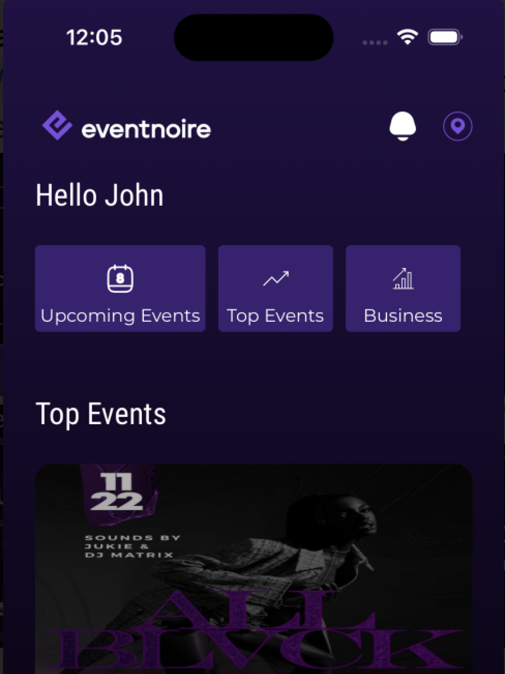 Eventnoire: Events & Community