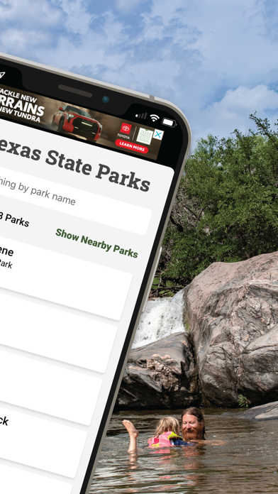 Texas State Parks Guide Screenshot