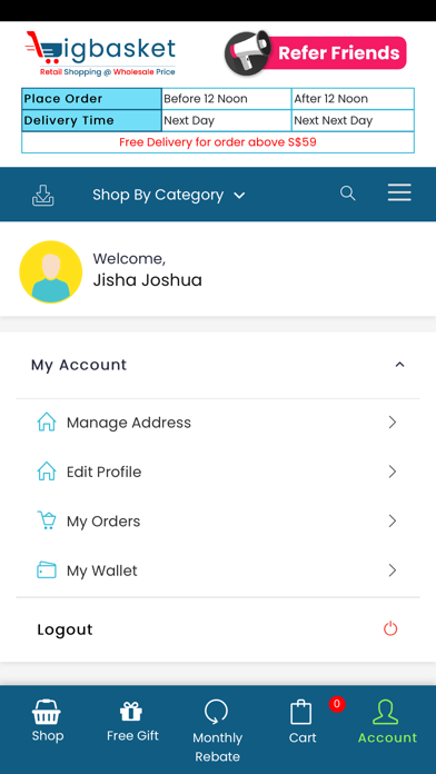 BigBasket Singapore Screenshot