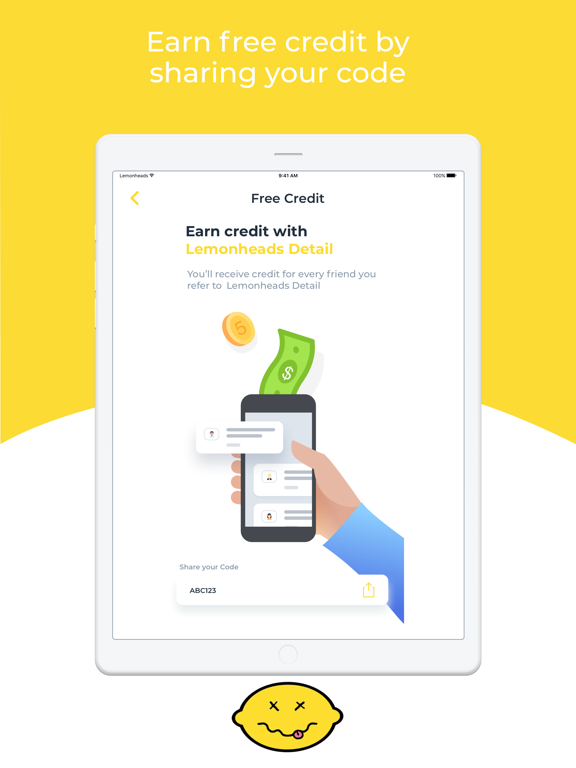 Lemonheads iPad screenshot 3 - Lifestyle app