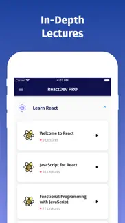 learn react.js development pro iphone screenshot 4