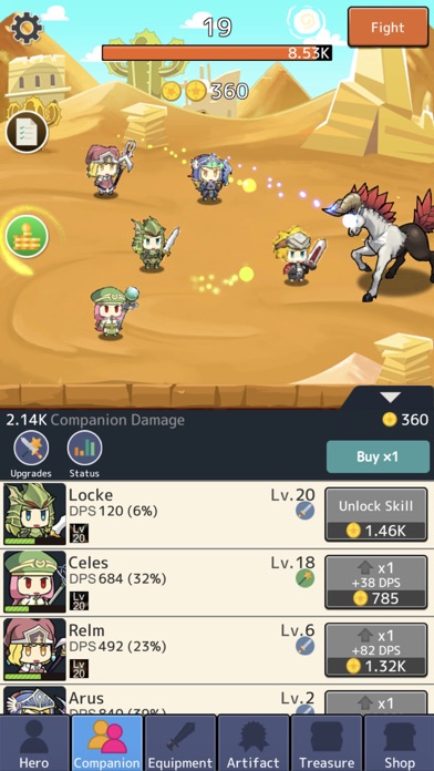 Cute Knights: Taptap Warriors Screenshot
