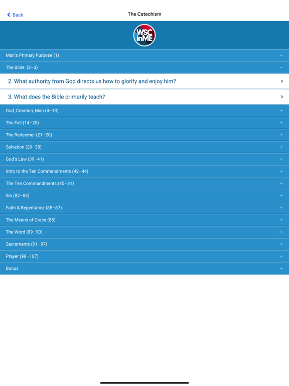 WSCinME iPad screenshot 2 - Reference app