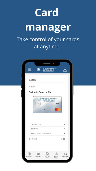 Colonial Federal Mobile Screenshot