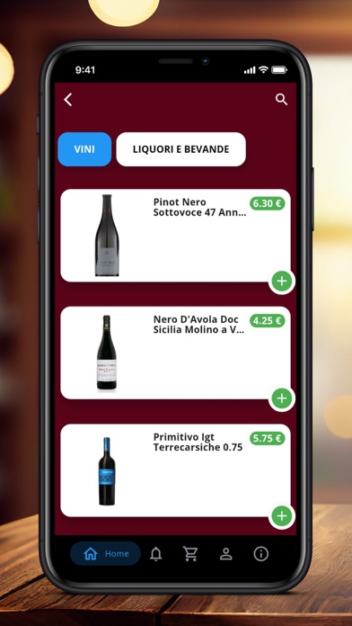 Ordino Vino Screenshot